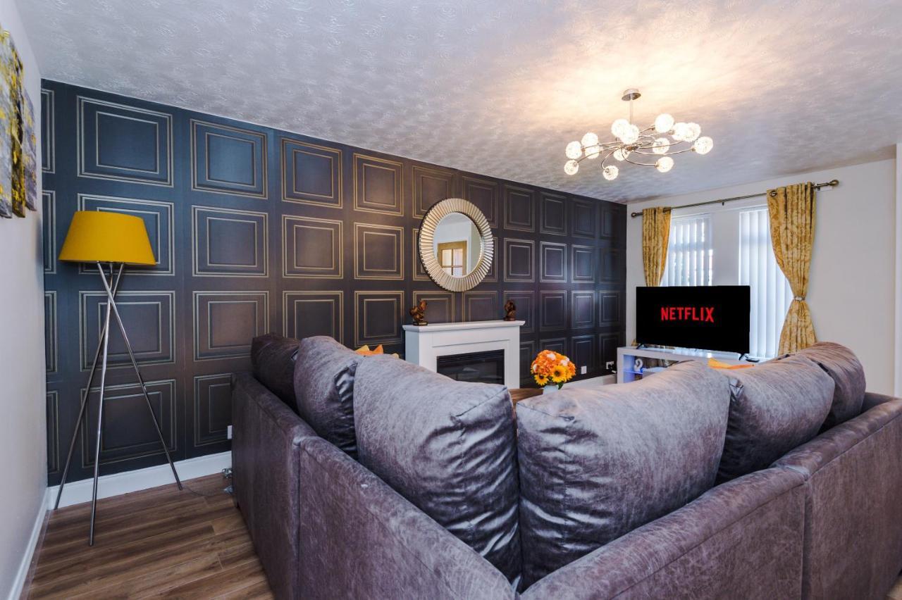 Stylish 4 Bedroom Home Close To Manchester City Centre Luaran gambar