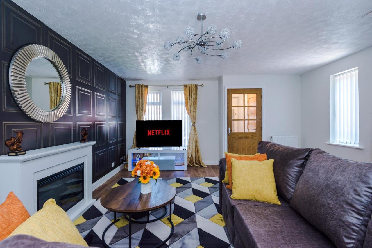 Stylish 4 Bedroom Home Close To Manchester City Centre Luaran gambar