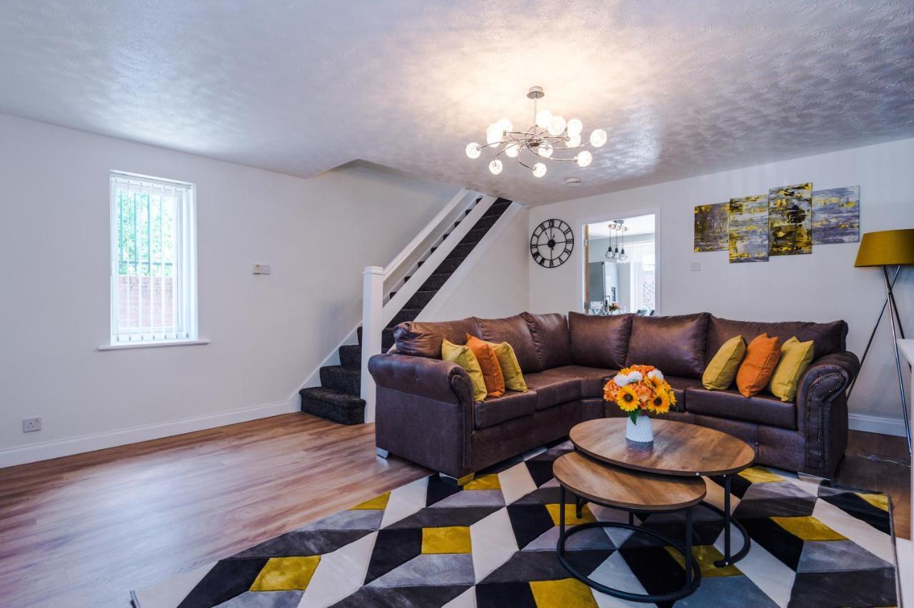 Stylish 4 Bedroom Home Close To Manchester City Centre Luaran gambar