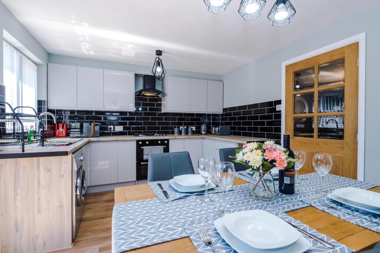 Stylish 4 Bedroom Home Close To Manchester City Centre Luaran gambar